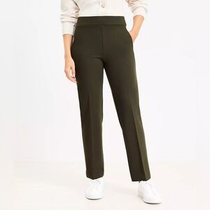 NWOT LOFT MP Pull-On Straight Ponte Pant